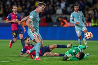 Barcelona 4-4 Atletico Madrid: Alexander Sorloth nets stoppage time equaliser in Copa del Rey thriller