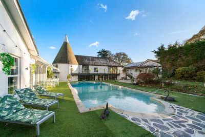 'Full of surprises': inside the quirky East Sussex oast house for sale for £2.25m