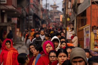 Tens of thousands gather for Hindu festival at Nepal temple, with many lighting up marijuana joints