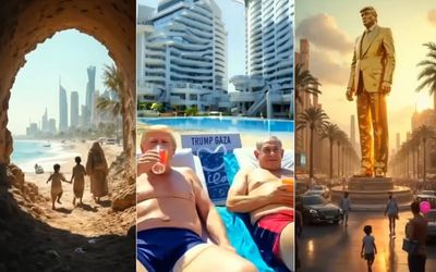 Donald Trump posts weird AI video of his 'Gaza Riviera' vision sparking outrage even among MAGA fans on Truth Social