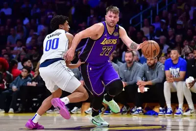 Lakers' Luka Doncic post triple-double in first game vs. Mavericks