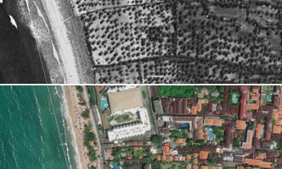 Rice paddies to mega resorts: declassified spy satellite images reveal Bali’s transformation