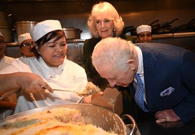 King jokes he's 'past his sell-by date' as he prepares food parcels ahead of Ramadan