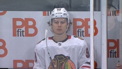 Connor Bedard Looked So Defeated Sitting in Penalty Box During Blackhawks' Latest Loss