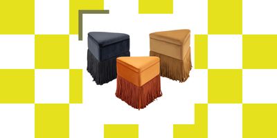 The Corner Conundrum, Solved — The Triangular Storage Ottoman Turns Awkward Spaces Into Built-In Seats