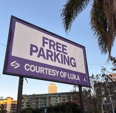 Luka Doncic Gifted Lakers Fans Free Parking For Mavericks Game