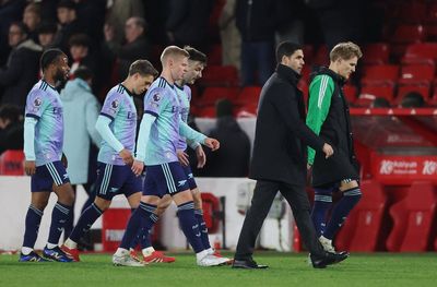 Arsenal lifeless in attack again as draw with Nottingham Forest effectively ends Premier League title hopes