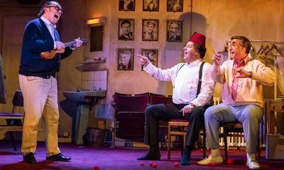 The Last Laugh review – Eric Morecambe, Tommy Cooper and Bob Monkhouse’s antic triple act