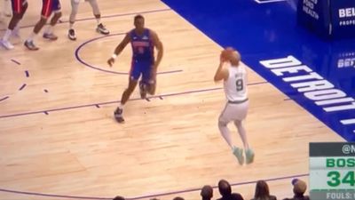 Celtics’ Derrick White Hits Bizarre Alley-Oop Three-Pointer As Shot Clock Expires