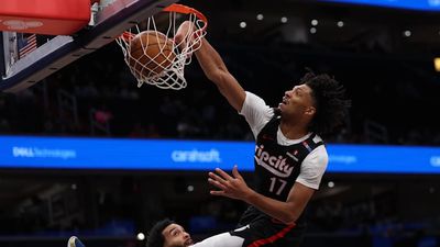 Shaedon Sharpe Couldn't Believe His Own Poster Dunk During Career Night