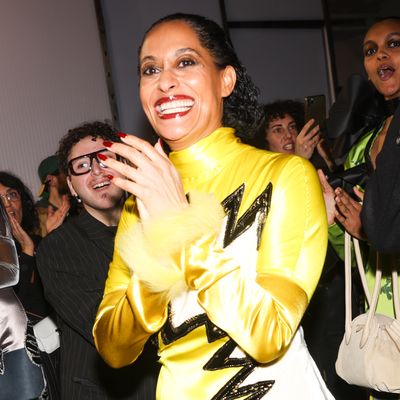 Tracee Ellis Ross Struts Marni's Fall 2025 Runway in an Electric Yellow Dress