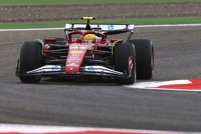 F1 Bahrain 2025 pre-season test: Hamilton fastest in morning on day two, rain enforces pause