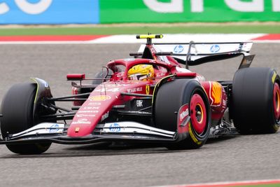 Ferrari’s Lewis Hamilton sets the early pace on second day of testing in Bahrain