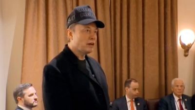 Trump awkwardly interrupts Musk to ‘let the cabinet speak for a second’ during administration’s first meeting