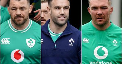 Cian Healy, Conor Murray and Peter O’Mahony to retire from Ireland duty