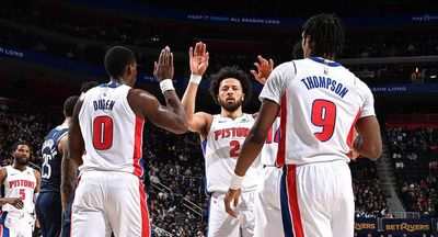 The Detroit Pistons have won eight straight games for the first time since 2008