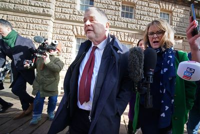 MP Mike Amesbury refuses to answer questions as he walks free from court