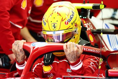 Lewis Hamilton shines for Ferrari at F1 testing – but the man he replaced grabs top spot