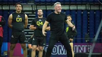 Pat McAfee Gives Passionate Motivational Speech to Special Teams Players at Combine