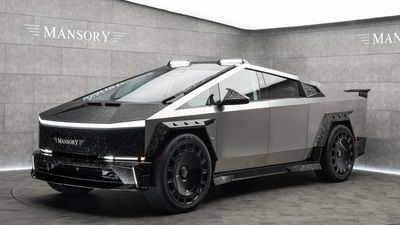 Mansory Elongation Is A Cybertruck That Crashed Into A Carbon Fiber Shed