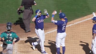 Jake Burger Hit First Home Run With Rangers While Wearing Daughter’s Hospital Bracelet