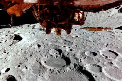 Close-ups of the far side of the Moon beamed by to Earth by Blue Ghost spacecraft ahead of historic landing