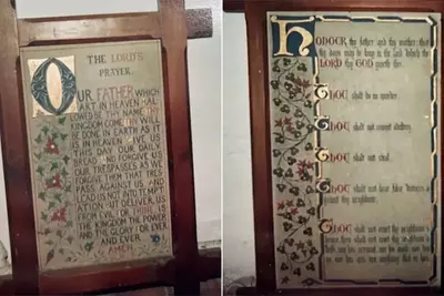 ‘Thou shalt not steal’ painting stolen from village church