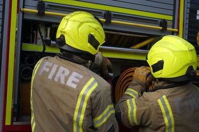 Man charged with stealing firefighter’s helmet