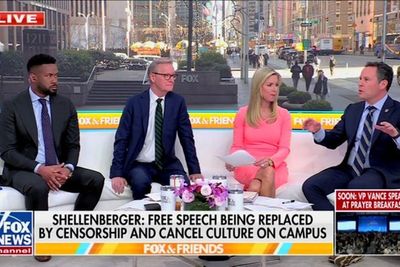 Fox News host hypes ‘free speech’ college as place where ‘protests are essentially not allowed’