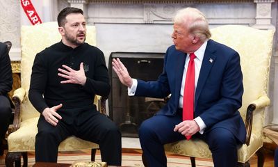 The Guardian view on Zelenskyy in Washington: Trump turns his fire on the beleaguered president