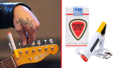 “‘Would you like to tune your guitar?’ ‘Oh, no thanks, I’m trying to give up’”: The Tunerette is the healthy option for Clapton and Keef fans looking for that cigarette on the headstock look – and it tunes your guitar