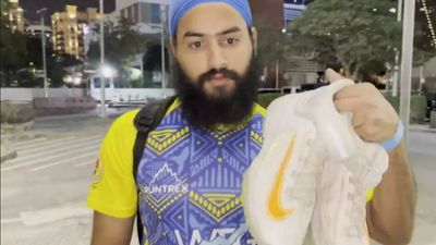 Shreyas Iyer surprises net bowler Jaskiran by gifting him a pair of shoes