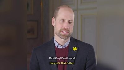 Watch: Prince William speaks Welsh in new video to mark St David’s Day