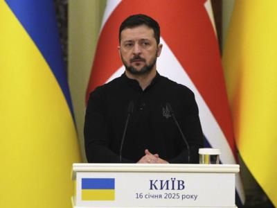 Ukrainian President Zelensky In UK For European Summit