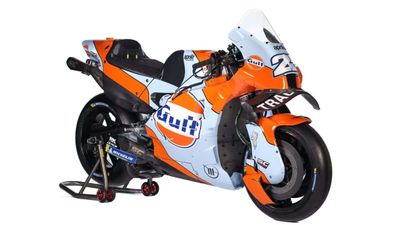 Holy Heck, Trackhouse Aprilia Showed Off Its Sweet Gulf Oil MotoGP Livery