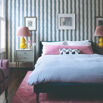 Stripe drenching is the hot new twist on the colour drenching trend – interior experts share how to make it work in your home