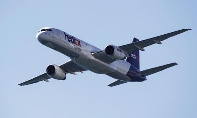 FedEx plane catches fire after bird strike in New Jersey, makes emergency landing