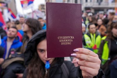 Serbian students declare 'we deserve better' as latest anti-graft rally adds pressure on government