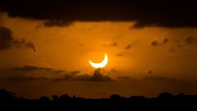 Partial solar eclipse 1 month away: The moon will take a 'bite' out of the sun on March 29