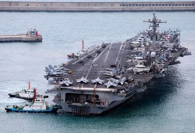 US aircraft carrier arrives in South Korea, days after North Korea test-fired missiles