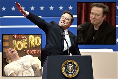 Elon Musk Makes Nazi Joke After Joe Rogan Asks Him How He Feels About People Calling Him One