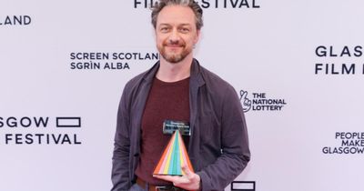 'I'm a son of Glasgow': James McAvoy 'honoured' to receive film festival award