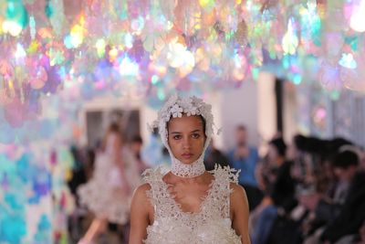 Susan Fang makes Milan runway debut with joyous confections inspired by mother's happy childhood