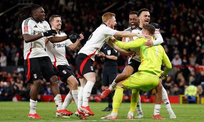 Bernd Leno is Fulham’s shootout hero as Manchester United exit FA Cup