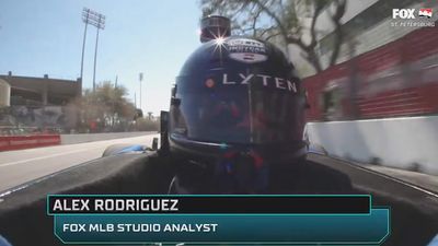 Alex Rodriguez Was Totally Freaked Out While Riding in Pace Car at IndyCar Race