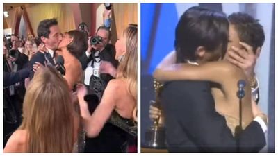 Oscars 2025: Halle Berry and Adrien Brody recreate their ICONIC 2003 kiss on the red carpet - WATCH