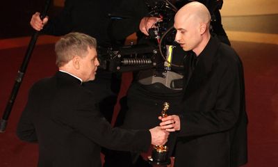 British composer Daniel Blumberg wins best original score Oscar for The Brutalist
