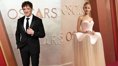 Ariana Grande’s Boyfriend Ethan Slater Avoids Awkward Romance Questions at Oscars