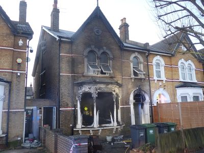 Police arrest man in hospital after ‘arson attack’ destroys Catford home