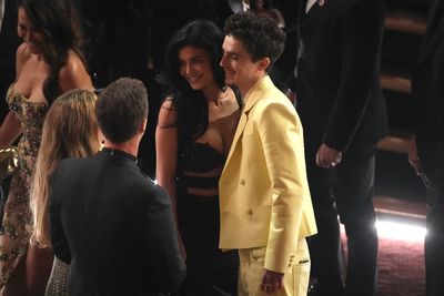 Timothee Chalamet and Kylie Jenner bring date night to the Oscars